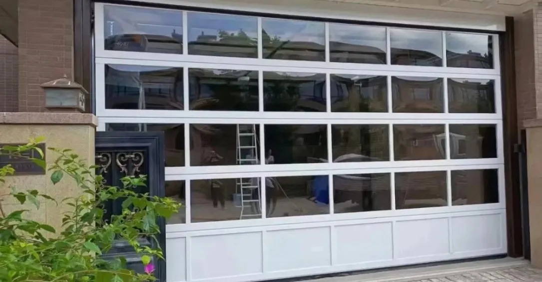 Прозрачные гаражные ворота (7)