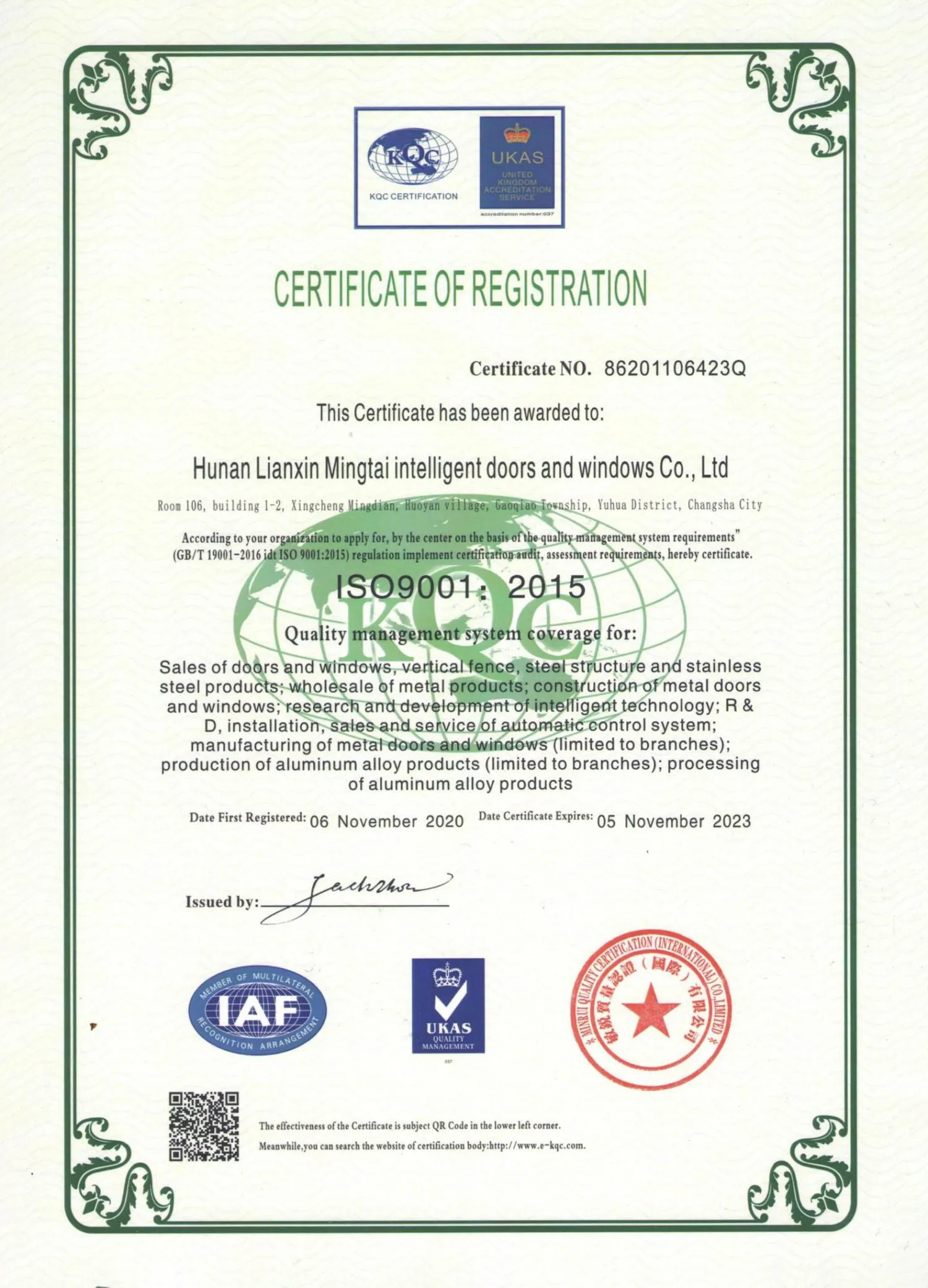 Сертификаты(1)