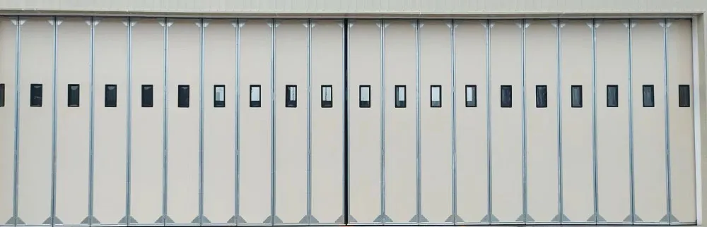 Складные ангарные ворота (8)
